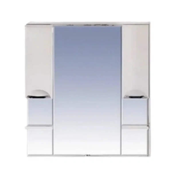Зеркальный шкаф с подсветкой Misty София 120 см белый П-Соф02120-011Св (детальная фотография)