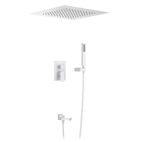 Душевой комплект Timo Selene белый матовый - фото 4