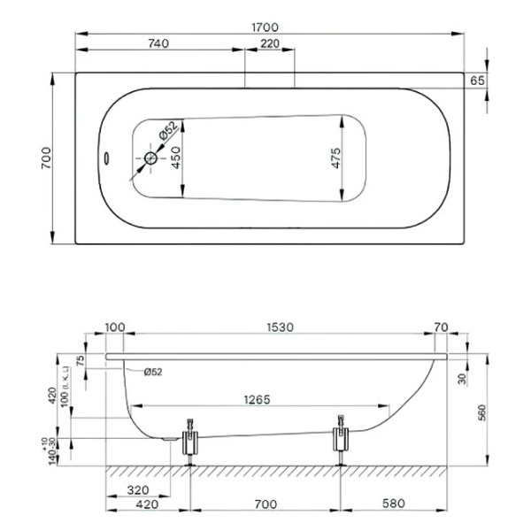 Схема (детальная фотография), 170x70 см