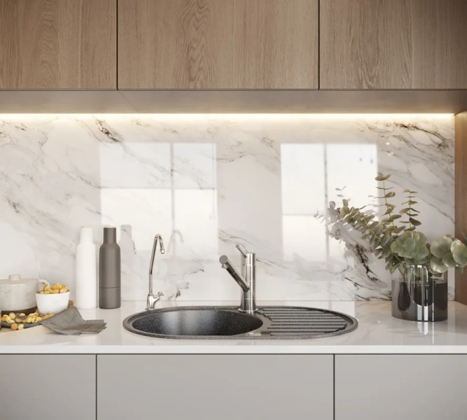 Смеситель для кухни Blanco Kano 521502 (детальная фотография), с поворотным изливом