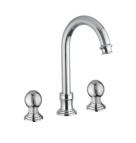 Смеситель для раковины Cezares OLIMP-BLS2-A на три отверстия (детальная фотография)