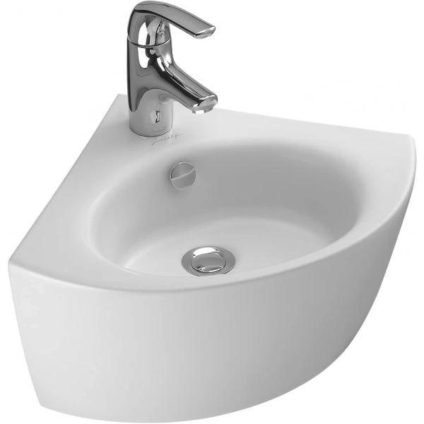 Раковина Jacob Delafon Ove 51 см угловая E1566-00 (детальная фотография)