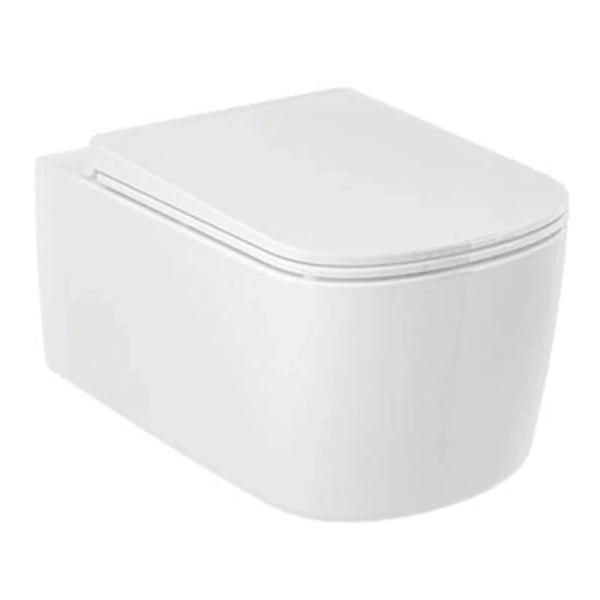 Унитаз подвесной Kludi Resa S белый 27WCSET43 (детальная фотография)