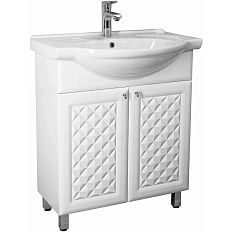 Тумба под раковину напольная Style Line Канна 71 см белая