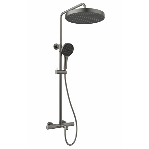 Душевая стойка ALTROBAGNO Bilancia 030428 оружейная сталь ALTROBAGNOBilancia030428GM (детальная фотография)