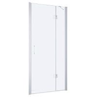 Душевая дверь профиль матовый хром стекло прозрачное Vegas-glass