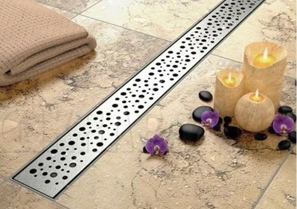 Решетка Alcaplast 75 см глянцевая BUBLE-750L (детальная фотография), другие