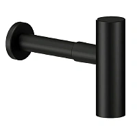 Сифон для раковины Nobili Rubinetterie черный глянцевый