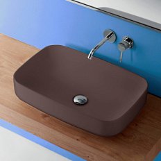 Раковина Kerasan Tribeca 60 см Borgogna Matt