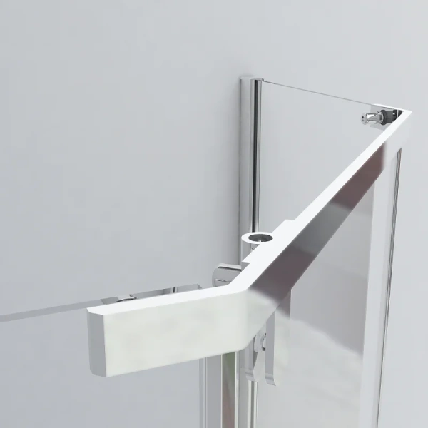 Душевой уголок Vincea Stresa VSP-1S100CL 100x100 см многоугольный (детальная фотография), хром, черные, другие