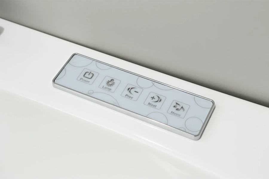 Ванна акриловая Black&White Galaxy 160x100 см левосторонняя 500800L (детальная фотография), белые