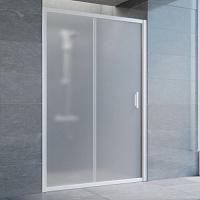 Душевая дверь профиль белый стекло сатин Vegas-glass