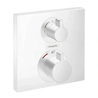 Смеситель для душа Hansgrohe Ecostat Square матовый белый