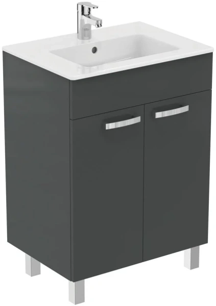 Тумба с раковиной напольная Ideal Standard Tempo E0567 60 см с 2-мя дверцами (детальная фотография)