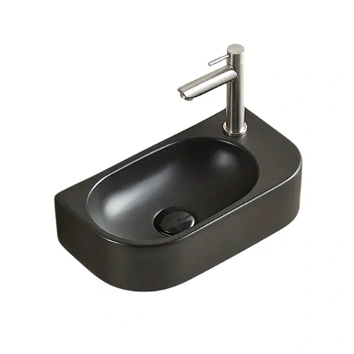 Раковина GID Suspendido Bm9274L 40 см левосторонняя черная - фото 3