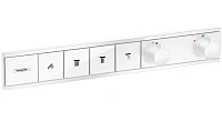 Смеситель для душа Hansgrohe RainSelect белый матовый, 4 потребителя