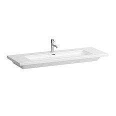 Раковина Laufen Living 130 см белая с 1 отверстием для смесителя