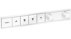 Смеситель для душа Hansgrohe RainSelect белый матовый, 4 потребителя