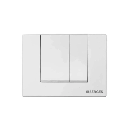 Клавиша смыва BERGES Novum S1 белая - фото 2