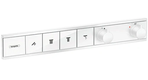Смеситель для душа Hansgrohe RainSelect белый матовый, 4 потребителя - фото 3