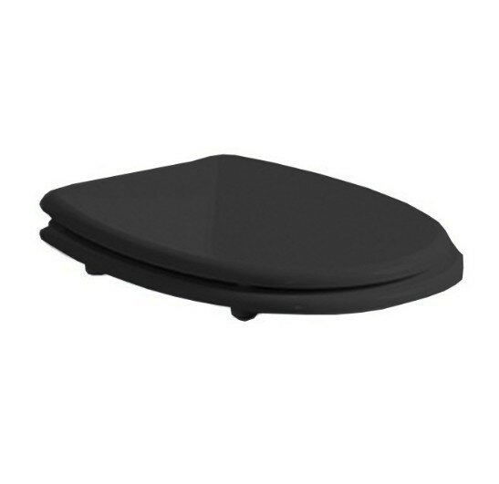 Крышка-сидение Simas Arcade черная, петли бронза AR 003 NE BR (детальная фотография)