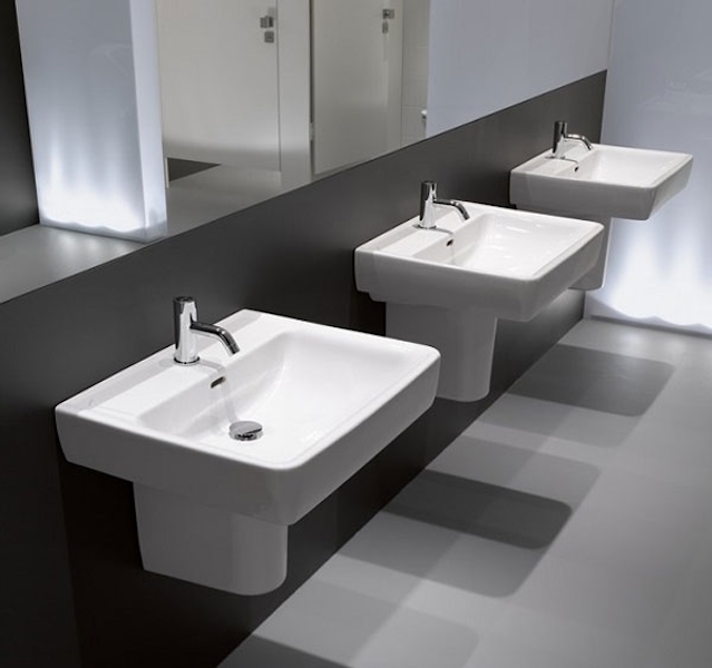 Раковина Laufen Pro S 60 см с 1 отверстием для смесителя 8.1895.9.000.104.1 (детальная фотография), 60 см