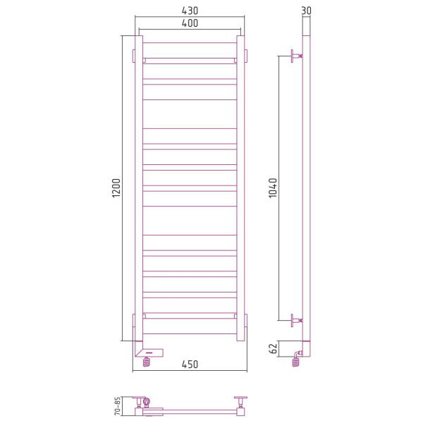 Схема (детальная фотография), черный