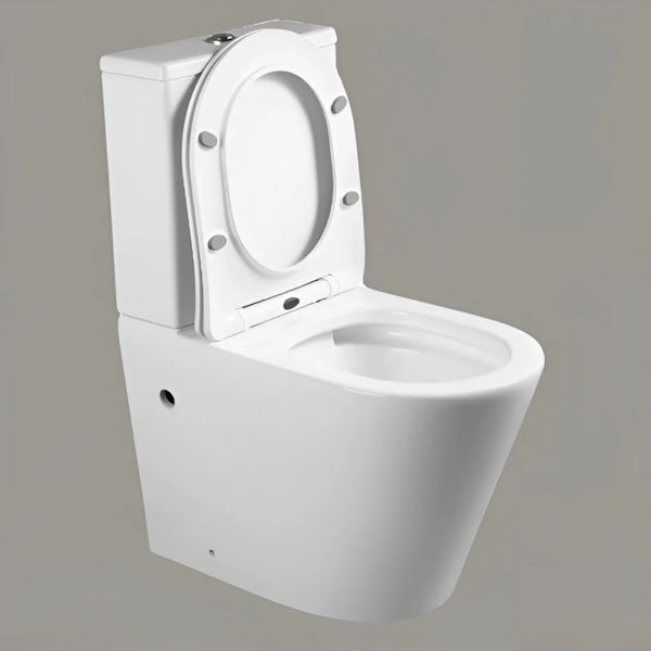 Унитаз компакт Ceruttispa Sella безободковый CT9864 (детальная фотография), напольные