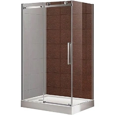 Душевой уголок Cezares Stylus M 140х80 см профиль хром