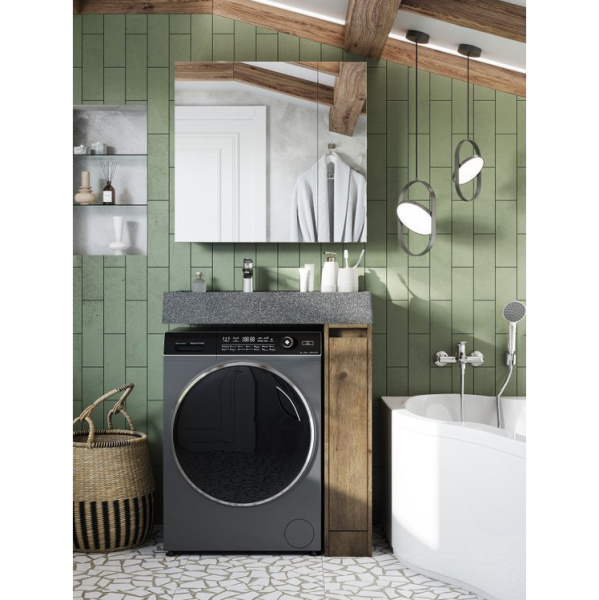 Раковина над стиральной машиной Акватон Рейн 80 см графит 1A72113KRW210 (детальная фотография), другие