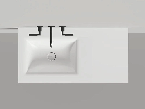 Раковина Salini Onda Flow Square 200 см покраска по RAL полностью - фото 1