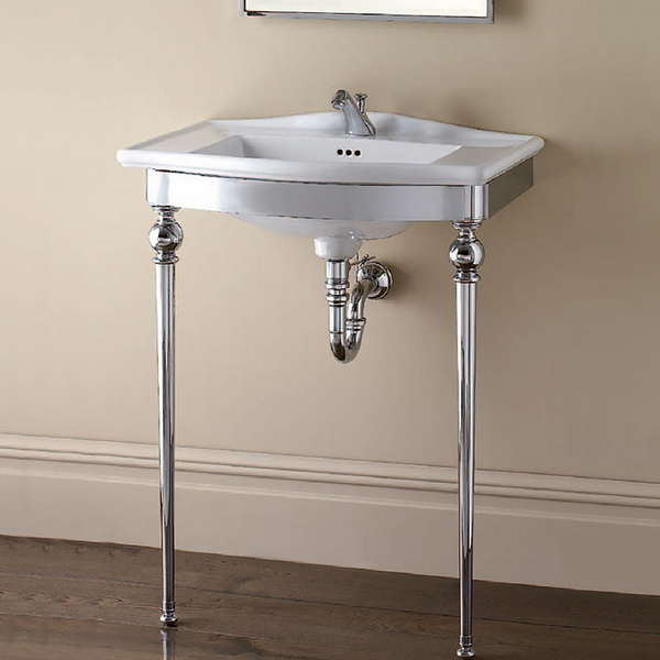 Раковина Devon & Devon Westminster IBLI(1)F 70 см c 1 отверстием под смеситель (детальная фотография), классические, ретро