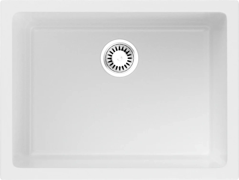 Мойка для кухни Omoikiri Okinoshima 61-U/I-WH Glossy 61 см черная 4993256 (детальная фотография)