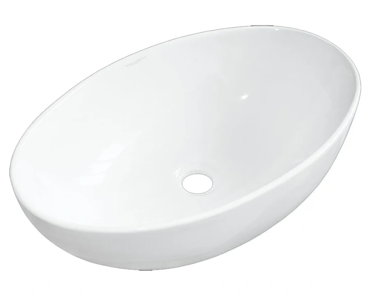 Раковина Sanita Luxe Ringo 53 см накладная WB.CT/Ringo/53-N.Slim/WHT.G/S1 (детальная фотография)