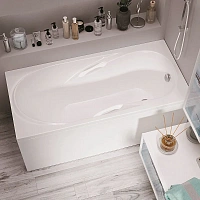 Ванна акриловая 1MarKa Medea 01ме1570кс2+, 150 x 70 см, цвет белый