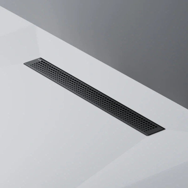 Душевой лоток Am.Pm MasterFlow 60 см черный матовый W01SC-P11-060-01BM (детальная фотография), для монтажа в пол