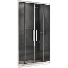 Душевая дверь в нишу Abber Schwarzer Diamant AG33180 180 см раздвижная