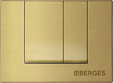 Клавиша смыва BERGES Novum S8 бронза