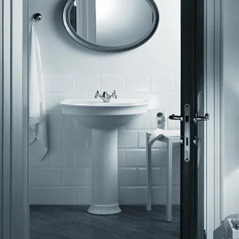 Раковина подвесная Hatria Dolcevita Y0EX01 70х55 см (детальная фотография), белые