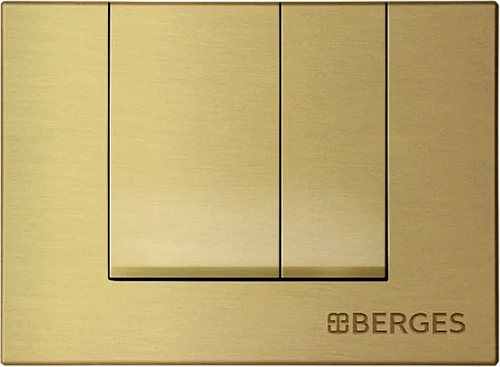 Клавиша смыва BERGES Novum S8 бронза - фото 1