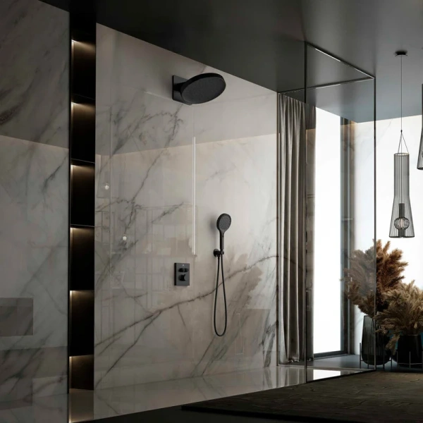 Душевой комплект Vincea Inspire черный VSFW-3I21MT3MB (детальная фотография), черные