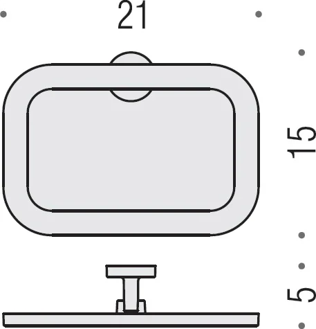Полотенцедержатель Colombo Nordic кольцо B5231 (детальная фотография), хром