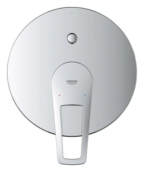 Смеситель для душа Grohe BauLoop хром 29081001 (детальная фотография), из латуни, округлая форма