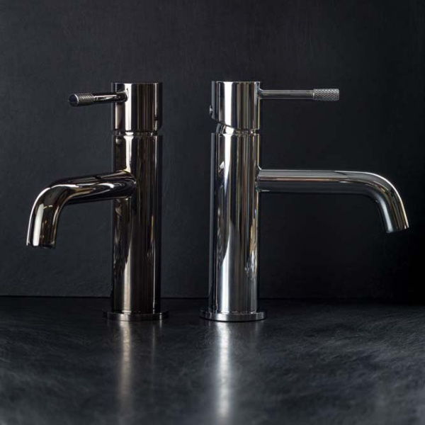 Смеситель для раковины Boheme Uno shine gun metall 461-SGM (детальная фотография), современные, hi-tech