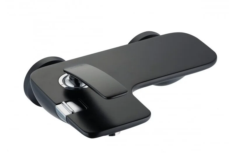 Смеситель для ванны Kludi Balance черный матовый/хром 524458775 (детальная фотография)