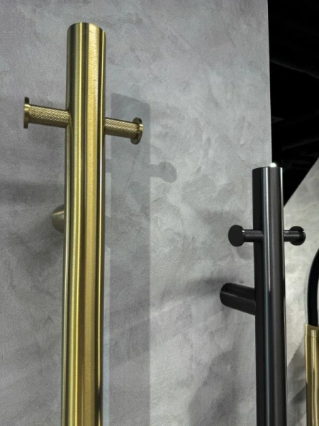 Полотенцесушитель электрический Boheme Uno 12x150 см графит матовый 726-GM (детальная фотография), электрические скрытого подключения