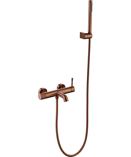 Смеситель для ванны Boheme Uno брашированная медь - фото 14