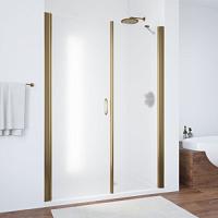 Душевая дверь профиль бронза стекло сатин Vegas-glass