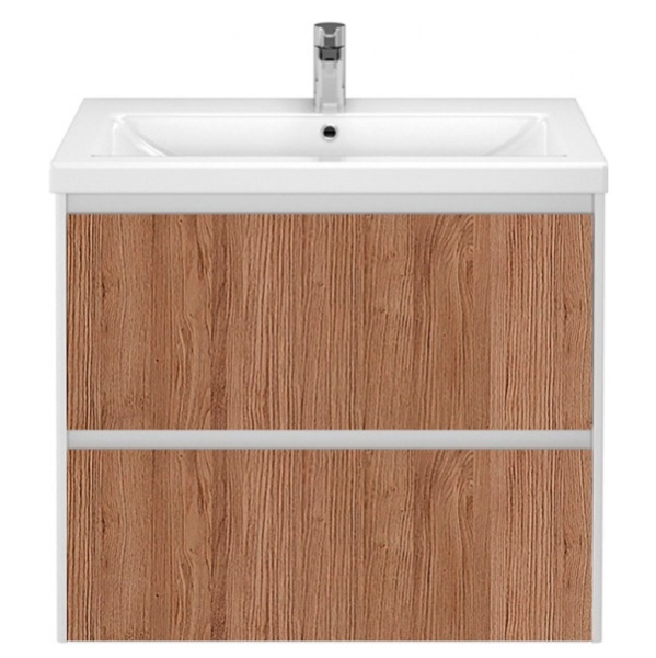 Тумба под раковину подвесная Velvex Klaufs 80 см белая/шатане tpKLA.80.2Y-617.216 (детальная фотография)