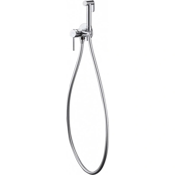 Гигиенический душ со смесителем Abber Wasser Kreis AF8125 однорычажный (детальная фотография), полный комплект со смесителем